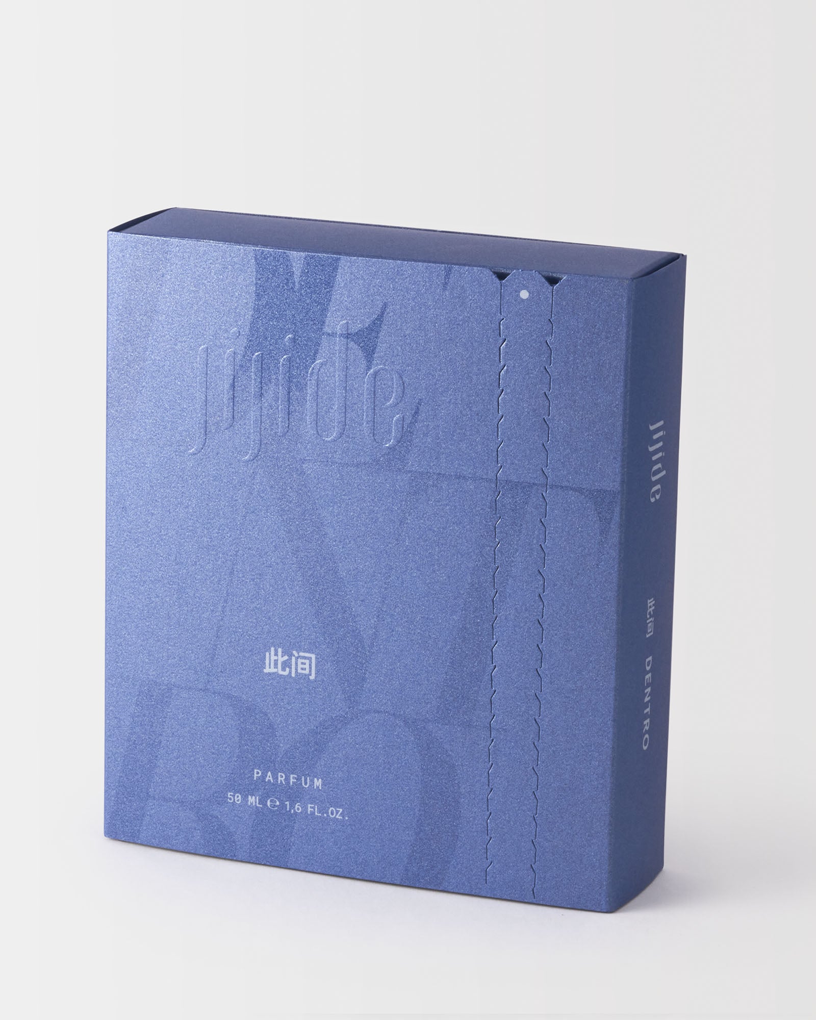 packaging profumo jijide dentro